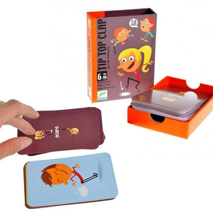 Gioco di Carte Tip Top Clap - Mimare e memorizzare - Apple Pie