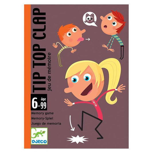 Gioco di Carte Tip Top Clap - Mimare e memorizzare - Apple Pie