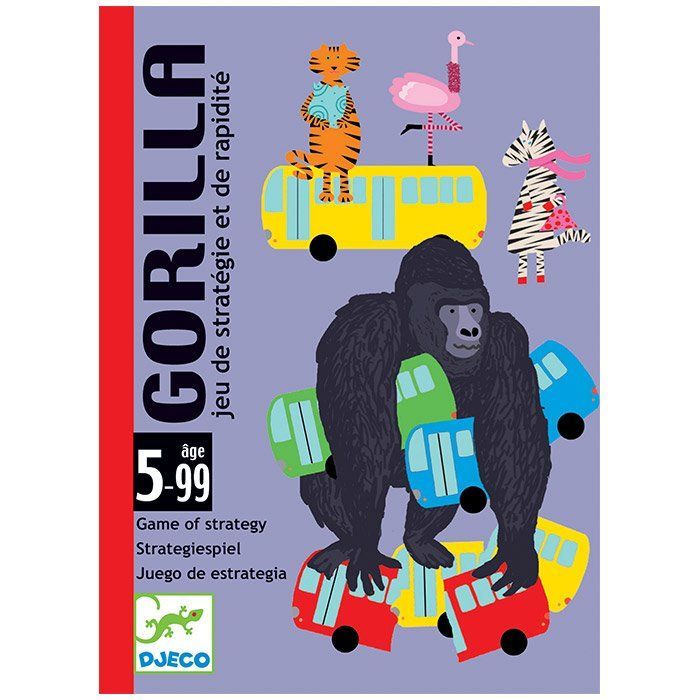 Djeco Gioco di Carte Gorilla - Associazioni e tattica - Apple Pie