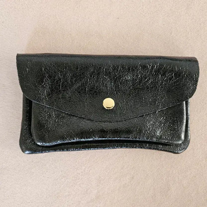 Kangaroo double pocket leather wallet: King