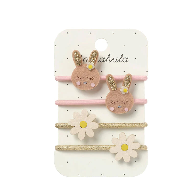 Elastici per capelli bambina Rockahula Bunny and Daisy con coniglietti e fiori