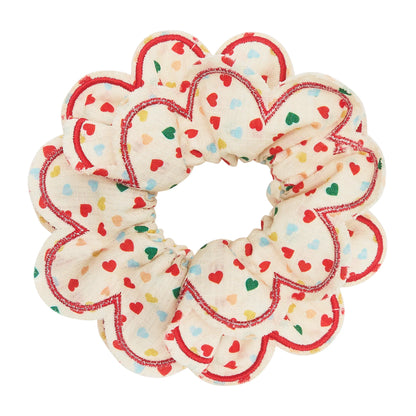 Elastico capelli bambina Mimi & Lula Heart Print Scrunchie con stampa cuori colorati