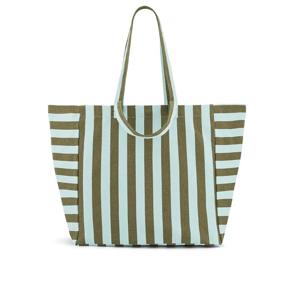 Rose in April Borsa Tote - Aqua/Olive - Apple Pie