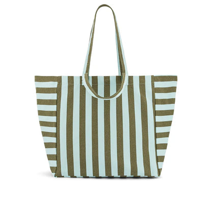 Rose in April Borsa Tote - Aqua/Olive - Apple Pie