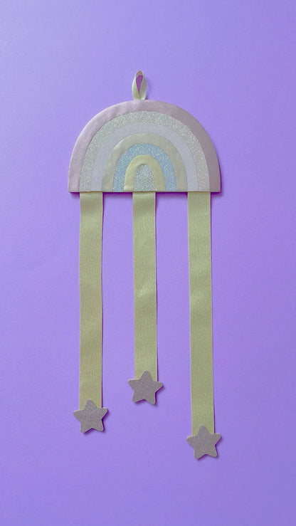 Mimi & Lula – Pink Rainbow Wall Hanger portamollette arcobaleno rosa da parete
