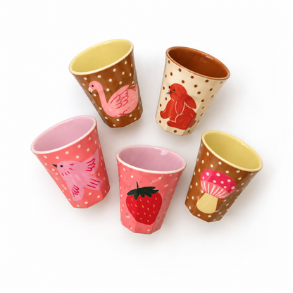 Bicchiere Bambini in Melamina Rice – Fantasia Fairytale (Assortiti)