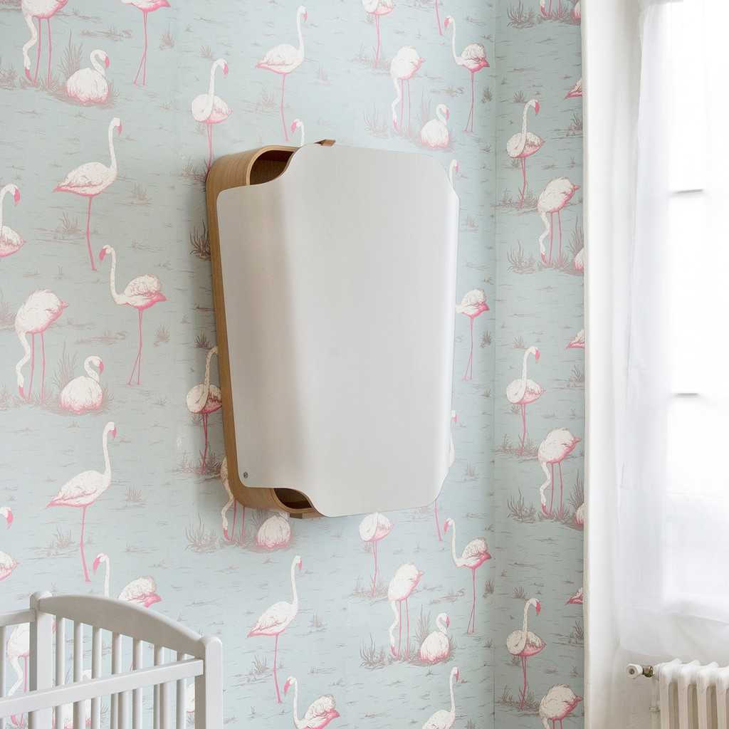 Fasciatoio Charlie Crane NOGA bianco chiuso a parete, design moderno