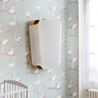 Fasciatoio Charlie Crane NOGA bianco chiuso a parete, design moderno