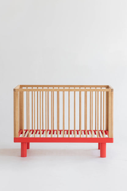 Karl & Fric NOX Cot – Lettino Evolutivo in Legno Massiccio di Betulla con Kit Junior Incluso