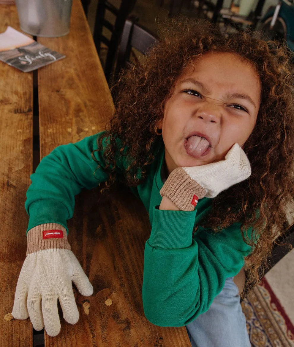 Hello Hossy | Handy Sandy Gloves – Guanti Bambini – Cotone Biologico