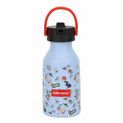 Borraccia Isotermica Bambini Hello Hossy Dunk – 350 ml con Cannuccia