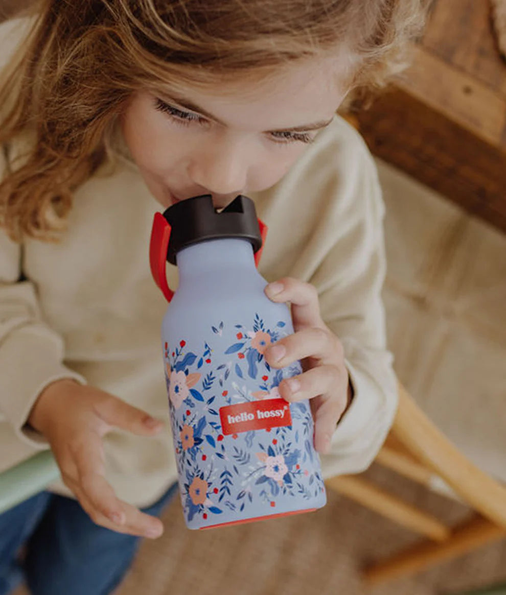 Borraccia Hello Hossy Champêtre Bambini – Termica 350 ml con Cannuccia