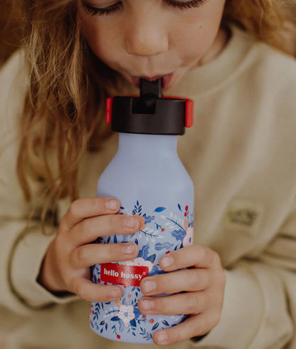 Borraccia Hello Hossy Champêtre Bambini – Termica 350 ml con Cannuccia