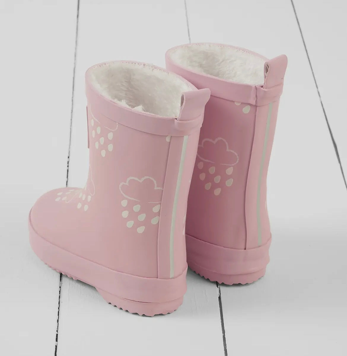 Stivali della Pioggia cambia colore - Rosa confetto