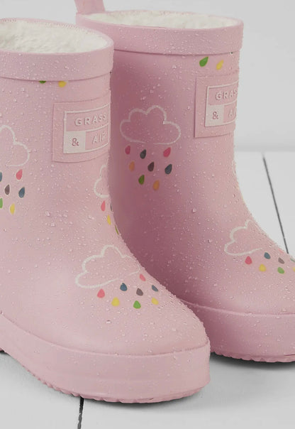 Stivali della Pioggia cambia colore - Rosa confetto