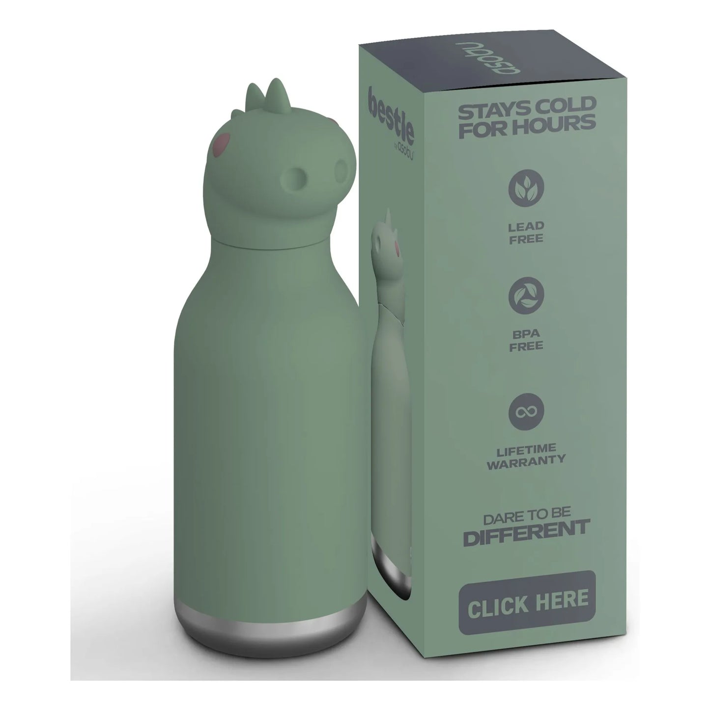 Borraccia Termica Asobu Bestie Dinosaur 475 ml IN ARRIVO