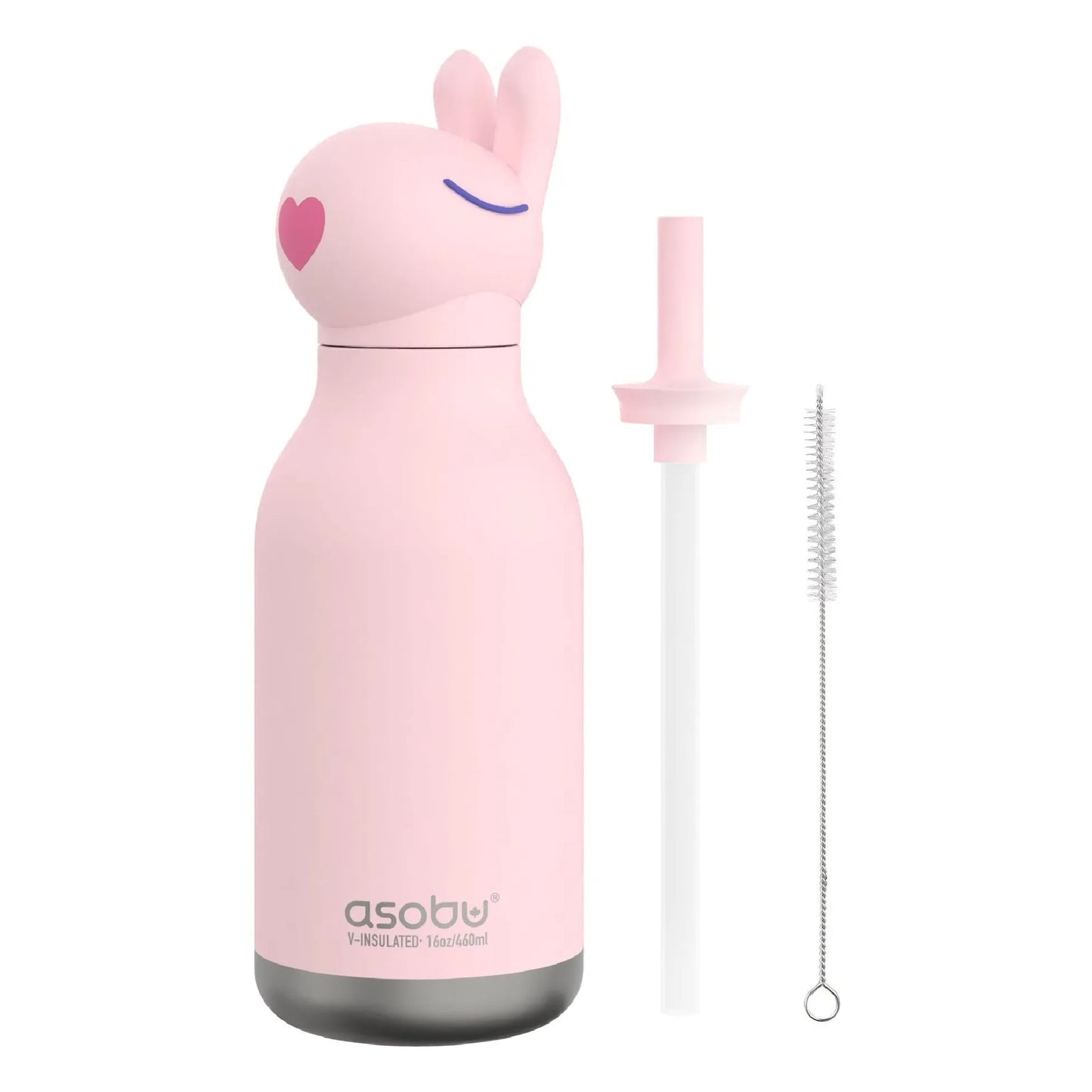 ASOBU Bestie Bottle Bunny – Borraccia Termica Coniglietto 475 ml