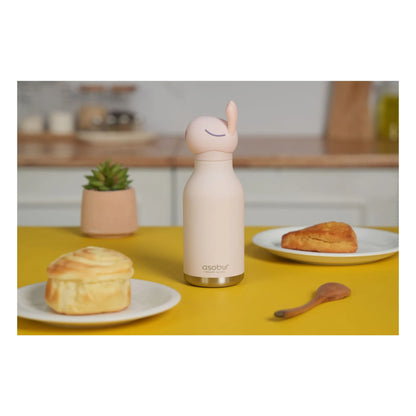 ASOBU Bestie Bottle Bunny – Borraccia Termica Coniglietto 475 ml