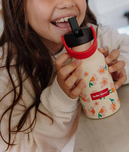 Borraccia Hello Hossy Springtime 350ml usata da bambino a scuola