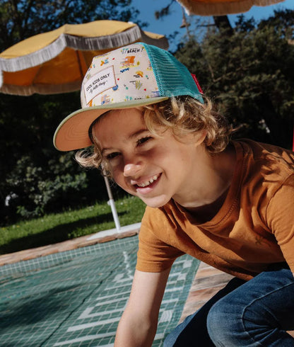 Bambino con cappellino Hello Hossy Miami Beach