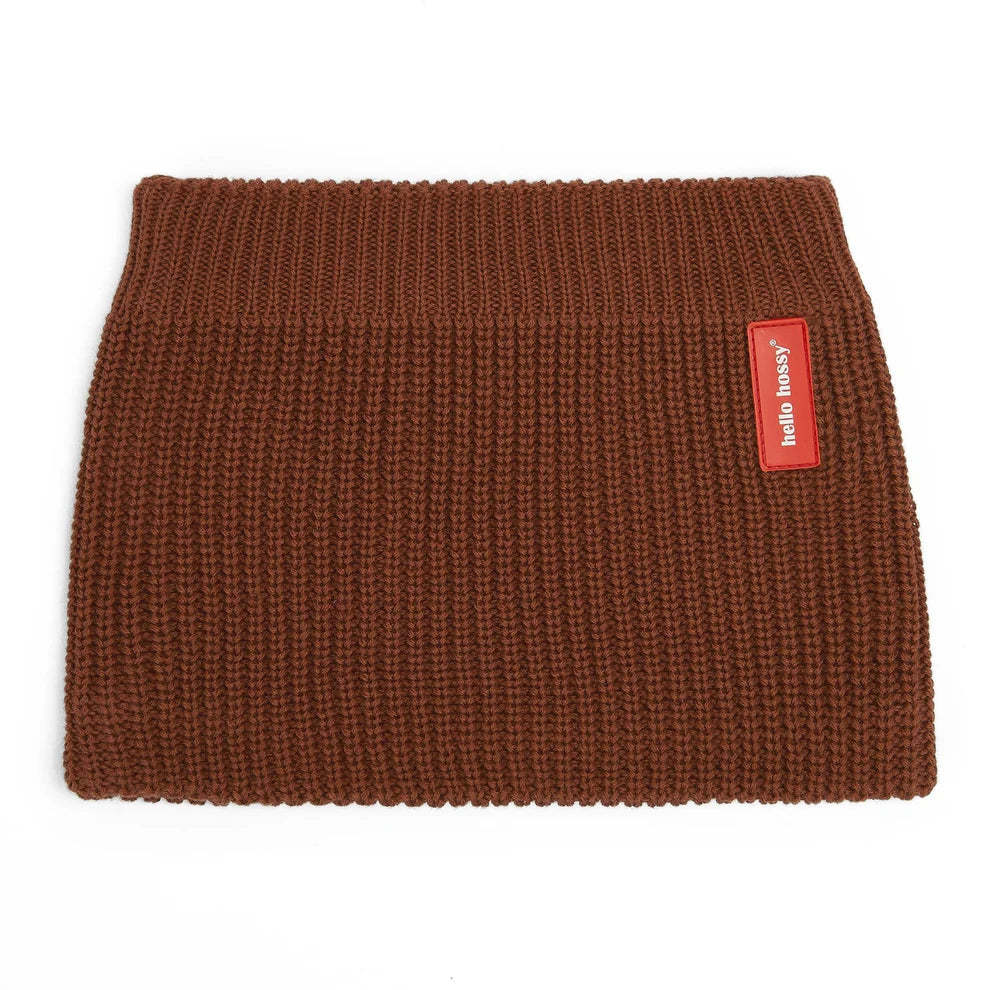 Snood Cocoon Nut Hello Hossy in maglia con fodera in fleece