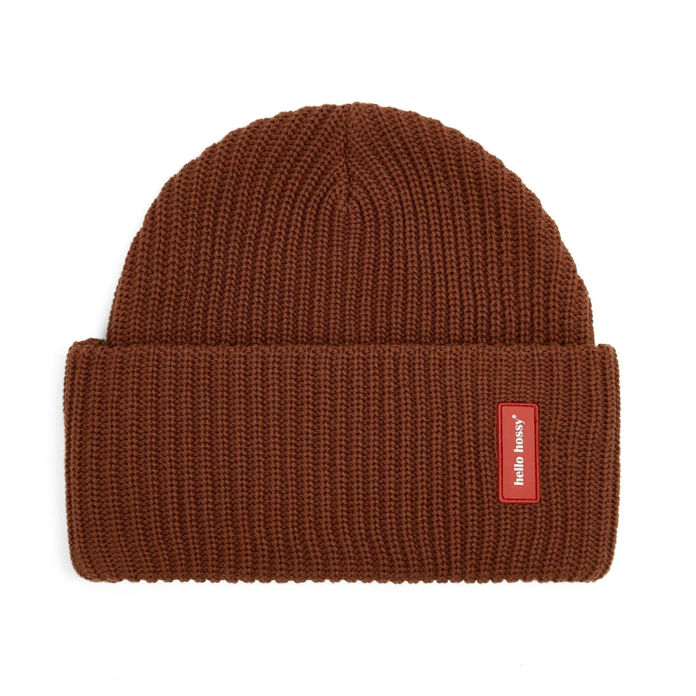 Cappellino Hello Hossy Flow Nut in cotone biologico senza pompon