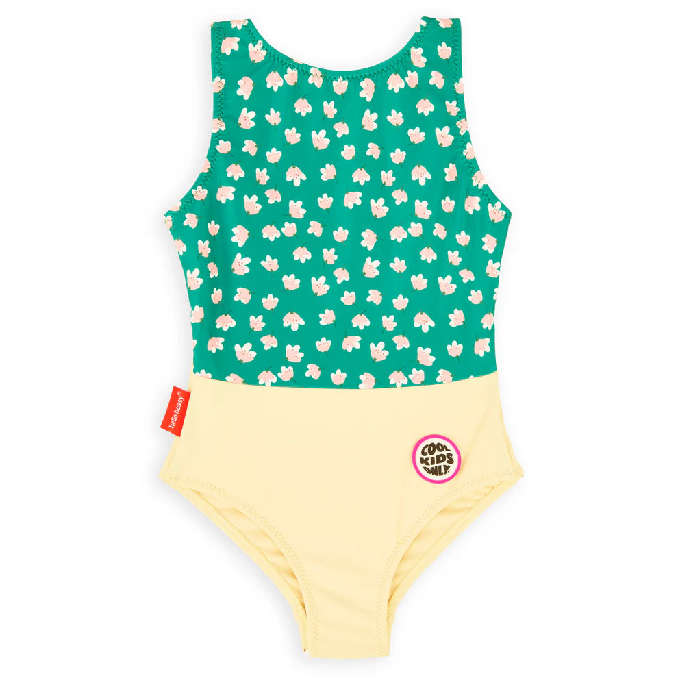 Costume intero bambina Hello Hossy Garden Joy con fantasia floreale