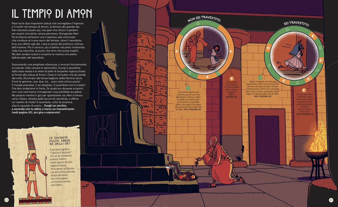 Gira e Sopravvivi. La Maledizione del Faraone – Libro Gioco per Bambini