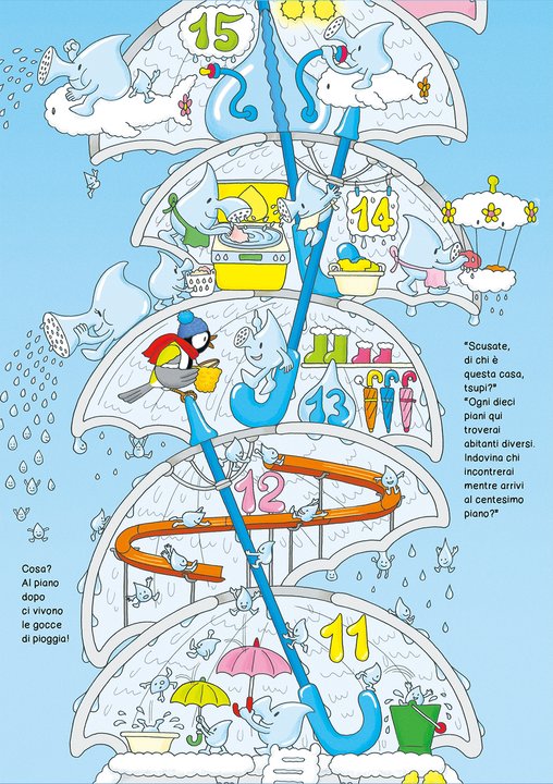 Libro Bambini La Casa a 100 Piani nel Cielo | Toshio Iwai