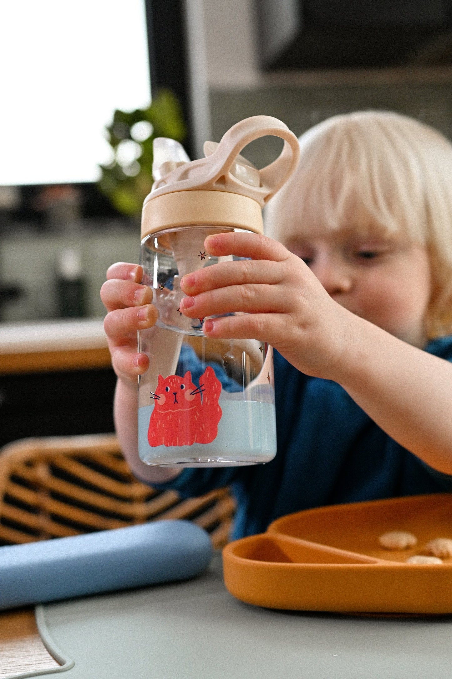 The Cotton Cloud – Borraccia Tritan 480ml Bambini Fantasia Veggie Pals IN ARRIVO