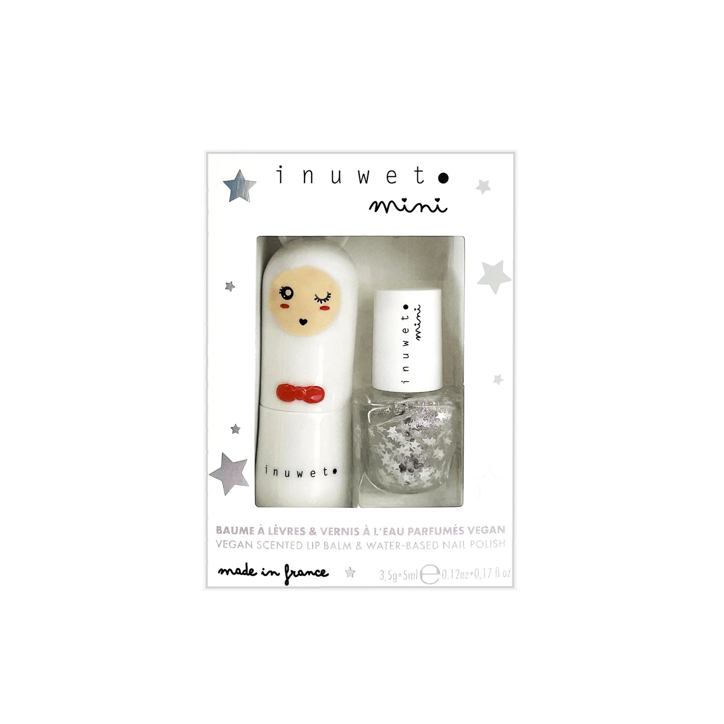 Inuwet Duo Box Smalto e Burrocacao Kids - Cotton Candy - Apple Pie