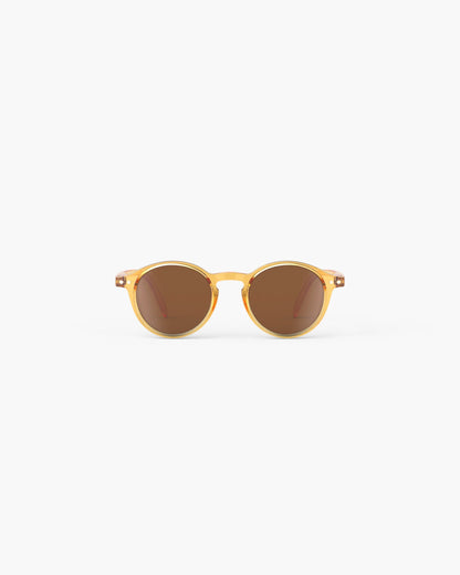 Occhiali da sole bambino Izipizi #D Golden Canyon 5–7 anni con montatura color sabbia e lenti marroni
