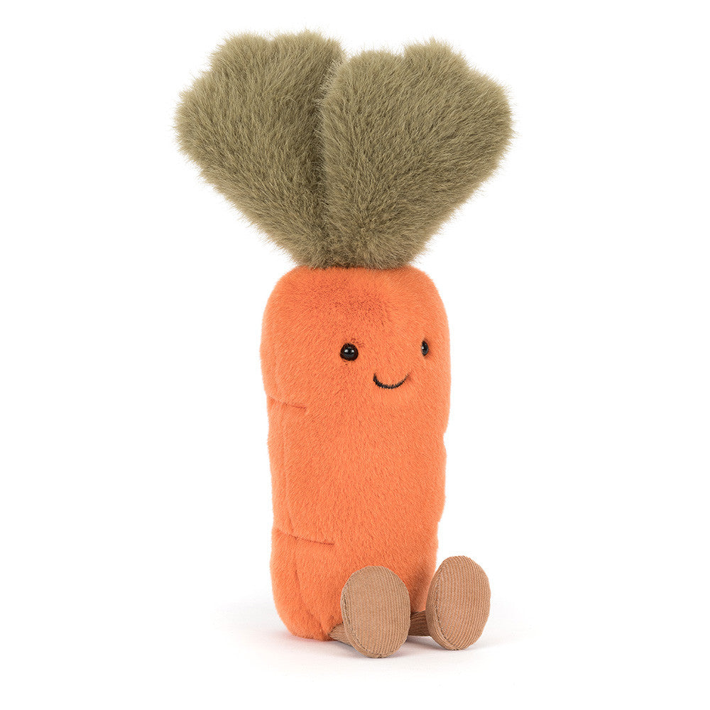 Peluche Jellycat Amuseables Carrot carota morbida e originale idea regalo divertente