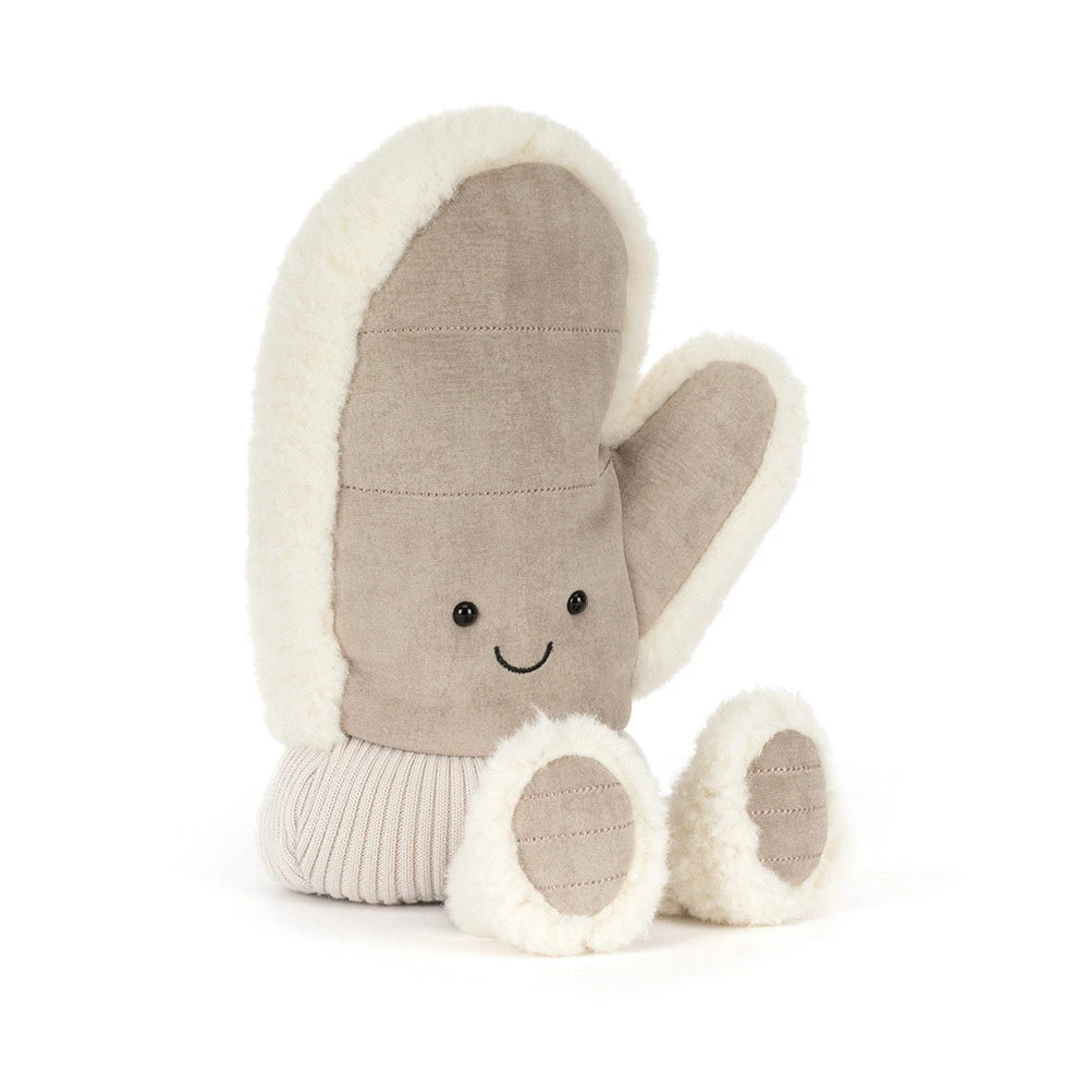 Jellycat Amuseables Fitswell Mitten guanto di Natale peluche