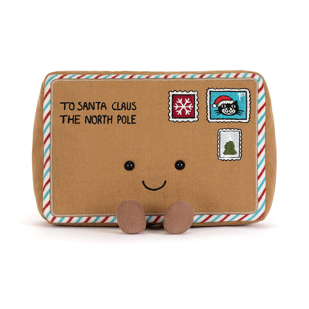 Peluche Jellycat Amuseables Letter to Santa vista frontale