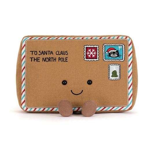 Peluche Jellycat Amuseables Letter to Santa vista frontale