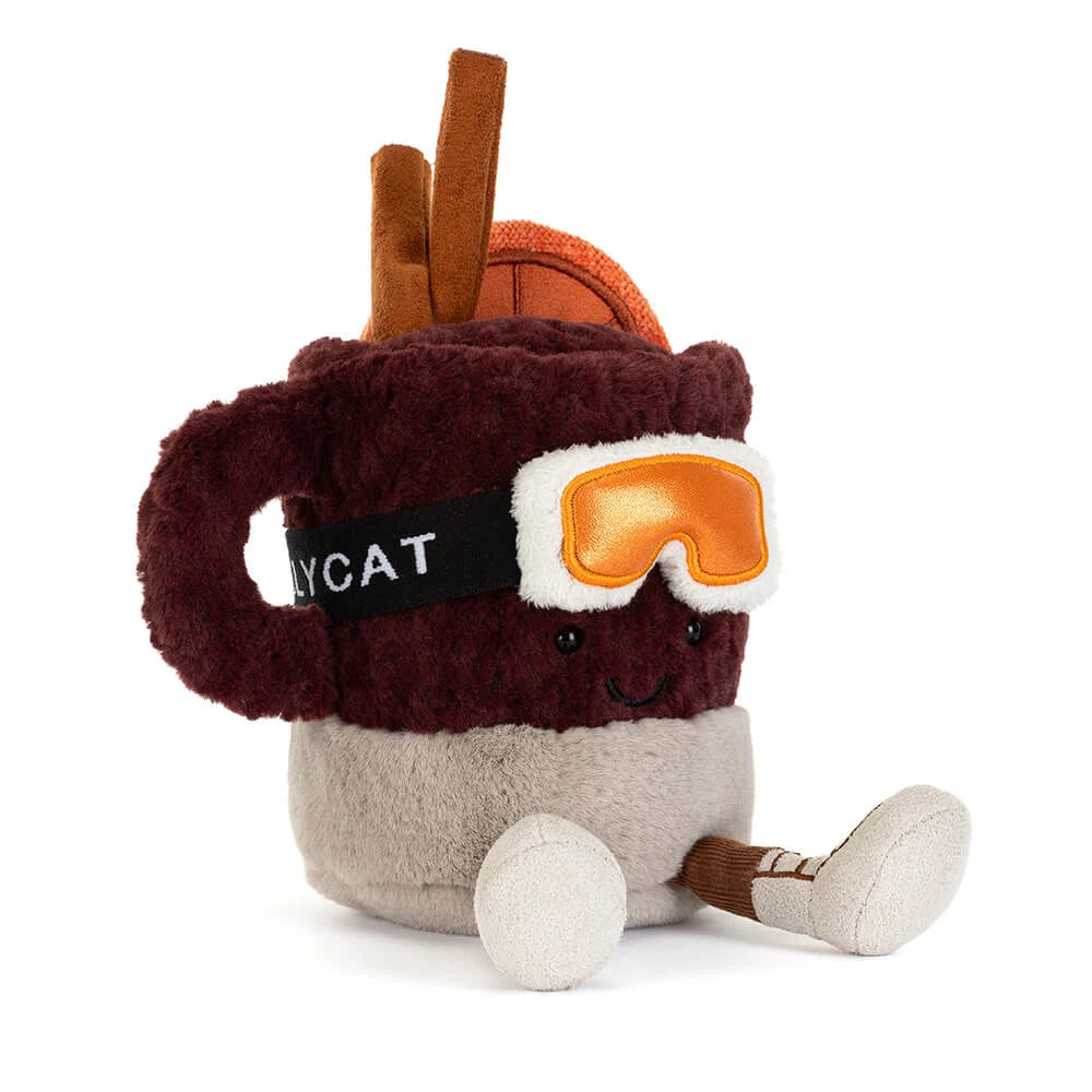 Jellycat Amuseables Mullover Spiced Drink bevanda speziata peluche Natale