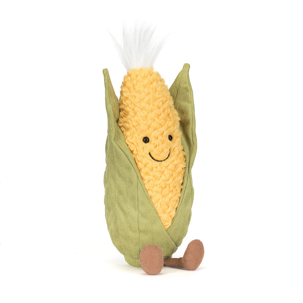 Peluche Jellycat Amuseables Sweetcorn pannocchia morbida e originale idea regalo divertente