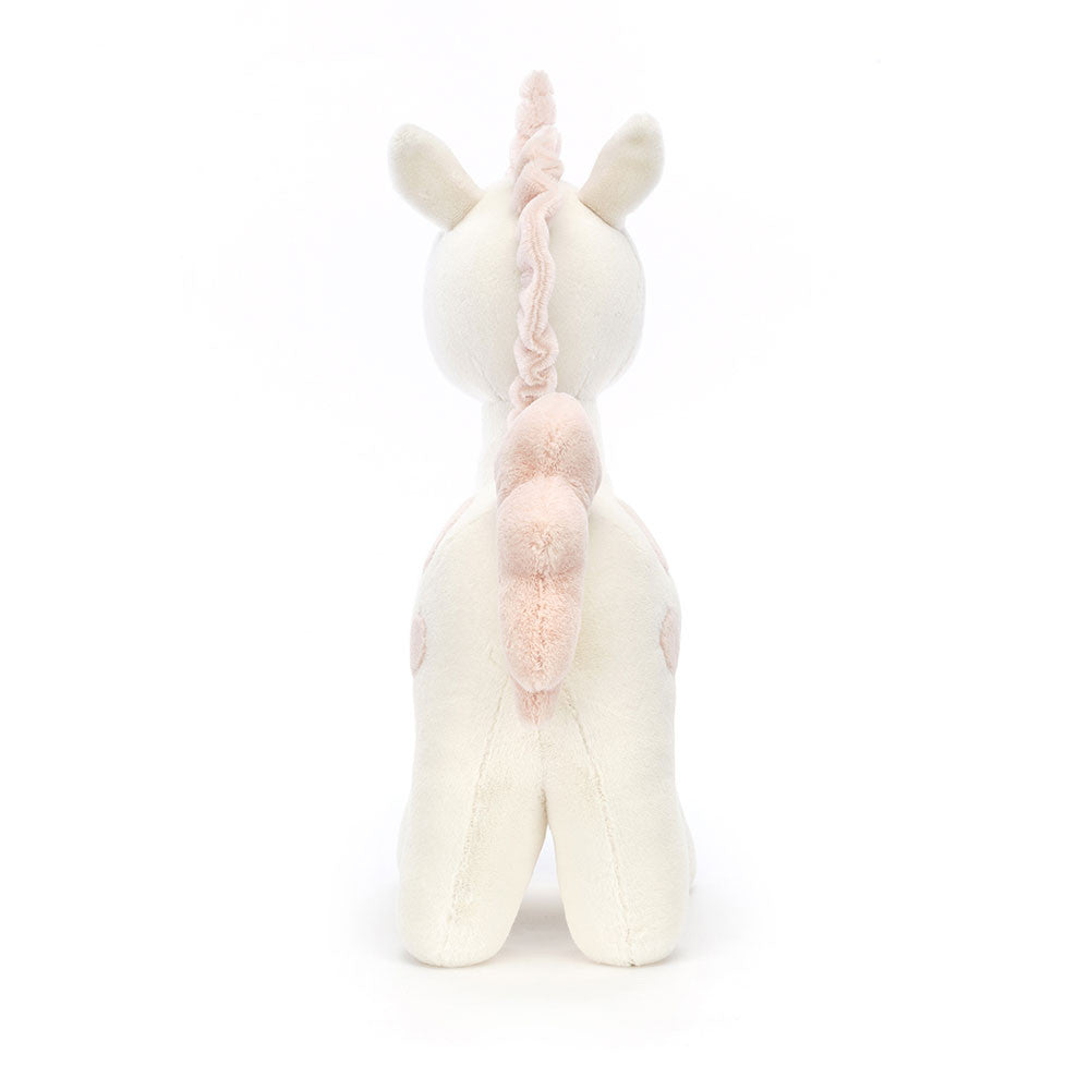 Peluche Jellycat Big Spottie Unicorn vista posteriore