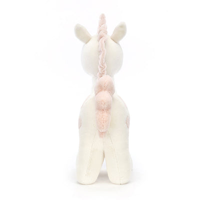 Peluche Jellycat Big Spottie Unicorn vista posteriore