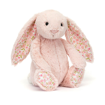Jellycat Peluche Coniglio Blossom Blush Cherry Medium 31 cm con orecchie floreali rosa