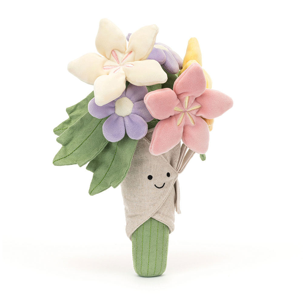 Jellycat Peluche Amuseables Bouquet di Fiori – Un Regalo Che Dura per Sempre - Apple Pie