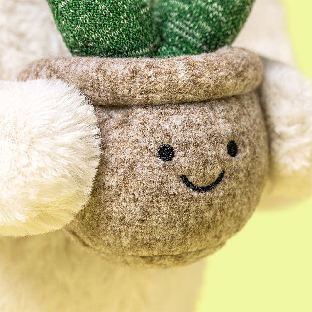 coniglietto Jellycat con piantina regalo simbolico nascita compleanno