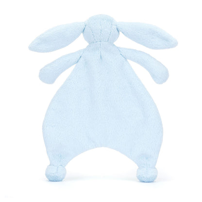 Retro Jellycat Doudou Coniglietto Bashful Azzurro con coda soffice e corpo leggero