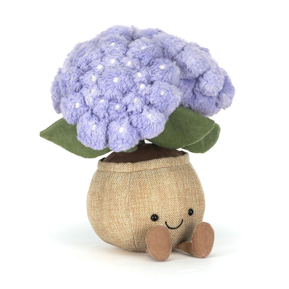 Jellycat Amuseables Hydrangea peluche fiore decorativo ortensia
