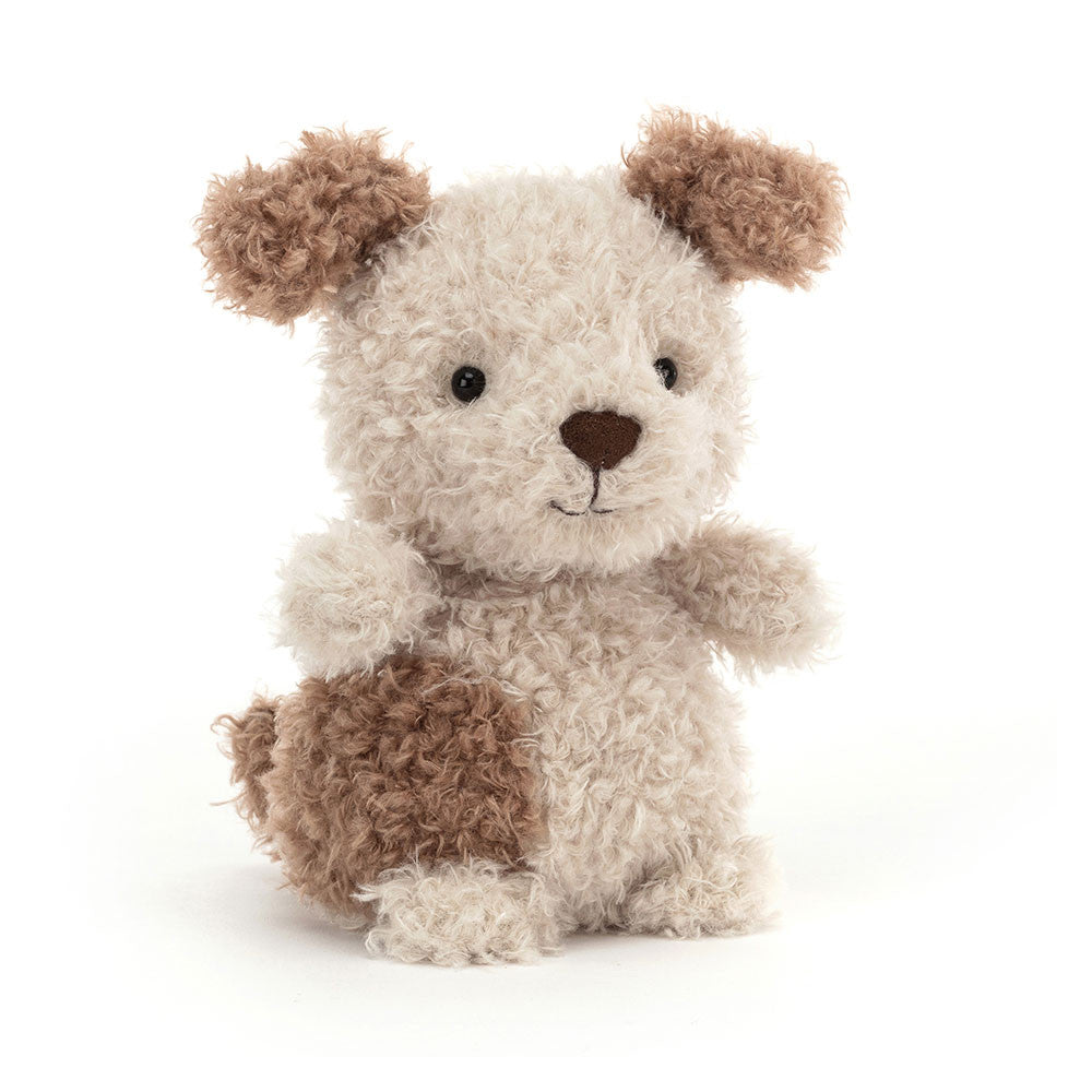 Jellycat Little Pup peluche 18 cm visto frontalmente