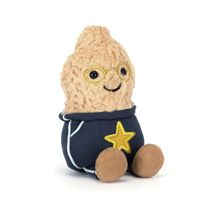Jellycat Amuseables Peanut Star Student peluche arachide divertente