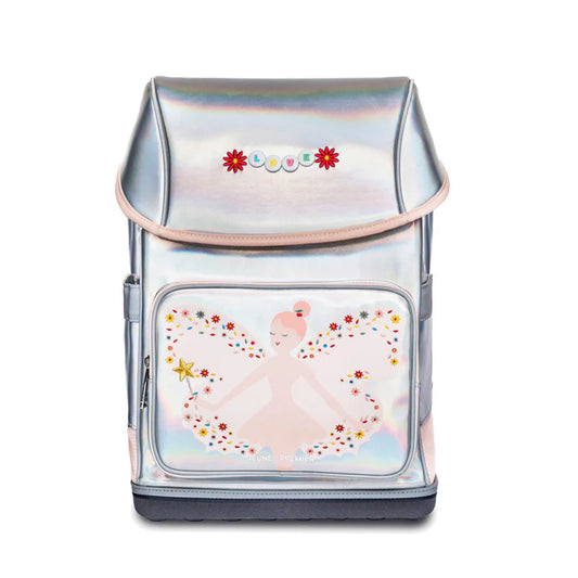 Zaino ergonomico Jeune Premier Ergomaxx Magic Elf con effetto olografico e fatina frontale per scuola primaria