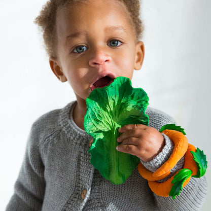 Oli&Carol – Kendall the Kale Baby Teether in gomma naturale