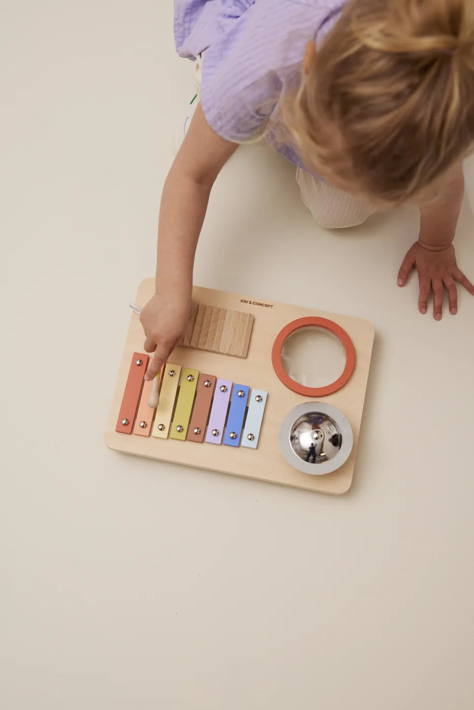 Tavoletta musicale Kid’s Concept con xilofono tamburo e cymbal